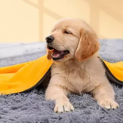 Toalha absorvente de secagem rápida para animais de estimação, toalha de banho de microfibra para cães e gatos, toalha limpa conveniente, roupão de banho para cães, suprimentos para animais de estimação