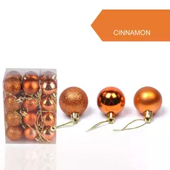 Christmas Tree Bauble Pendurado Ornamento para Decoração de Casa, Xmas Ball, Pendant Balls, Party Decor, 30mm, 24Pcs - loja online
