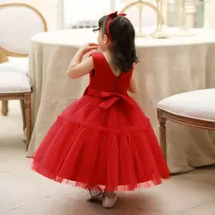 Elegante vestido de tule para meninas, bebê infantil, 1st Birthday, Vestidos de batismo, Kids Wedding Party, Toddler Clothes, Verão - Wolf Magazine