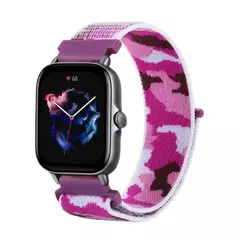 Correia de nylon para Samsung Galaxy Watch 6, 5, 4, 3, 40mm, 44mm, 5 Pro, Huawei Watch GT3-2, Amazfit GTS, GTR Correa, 20mm, 22mm