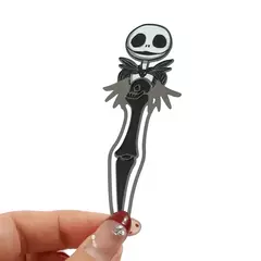 Imagem do Pesadelo antes do natal figura marcadores para fãs de filmes da disney gótico jack sally zero oogie boogie livro página clipe marcas presentes