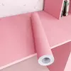 Auto-adesivo impermeável PVC cor sólida adesivos, parede renovação papel de parede, DIY Home Decor, quarto, dormitório, roupeiro