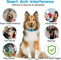 Cão de estimação anti latido dispositivo usb recarregável cães coleira treinamento ultra-sônico parar latido vibração anti latido coleira - loja online