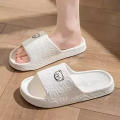 Slides planos antiderrapantes para homens e mulheres, chinelos casuais femininos, chinelos internos para casa, sandálias femininas de verão, moda feminina, seabeach fino e fino - loja online