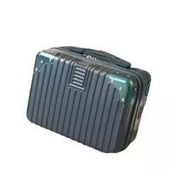 Elegante Mini Bolsa Estudantil, Pull Rod Case, Travel Bag, Handy Bagagem Caixa, Rolling Bag, Estilo Coreano, Atacado, 14";;VERDADEIRO;;"14 polegadas,Azul escuro na internet