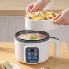 Fogão de arroz elétrico para casa, camada simples e dupla, antiaderente, multicooker mecânico, panela vaporizada inteligente, 1,2 l, 220V - comprar online