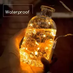 USB Bateria Operado LED String Light, Fio De Cobre, Guirlanda, Fada Iluminação Cordas, Natal, Festa De Casamento, Decoração Lâmpadas, 100-2m - loja online