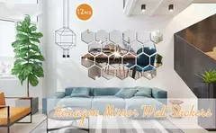 Hexagon 3D Espelho Adesivo de Parede, Sala Adesivos, Decoração do Quarto, Banheiro, Decoração de Casa, Vários tamanhos, DIY TV Fundo na internet
