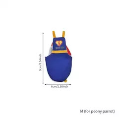 Lavável papagaio fralda, pássaro fisiológico fralda, calopsita, pombos, pequeno médio grande pet aves roupas terno voo, fralda - comprar online