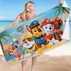 Anime Paw Patrol Toalha De Praia Cartoon Chase Toalhas De Verão Banheiro Toalha De Banho Natação Toalhas De Natal Viagem Toalha De Praia Secagem Rápida