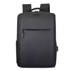Impermeável Nylon Laptop Mochila para Homens, Mala De Viagem, Carregamento USB, Mochilas Escola De Computador, 15.6";;VERDADEIRO;;"black na internet
