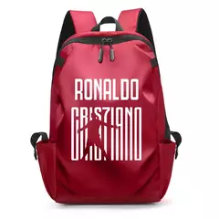 Mochila portátil impermeável para homens, mochila impressa super estrela do futebol, sacos de livros escolares universitários, menino e menina, CR7 - Wolf Magazine