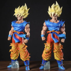 27cm duas cabeças em dragon ball z son goku figura super saiyan son goku figuras de ação pvc estátua coleção modelo presente brinquedos - Wolf Magazine
