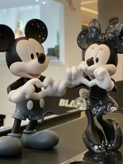Disney-Mickey Mouse e Minnie para meninas, boneca artesanal, desenhos animados, decoração de roupa maré, enfeites, presente de aniversário, brinquedos, 15cm - comprar online
