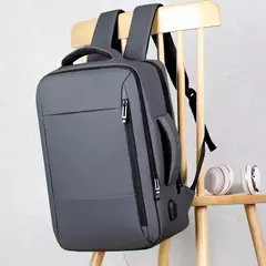 Mochila impermeável de grande capacidade para homens Carregamento USB Bagpack para laptop masculino Mochila de viagem de negócios - loja online