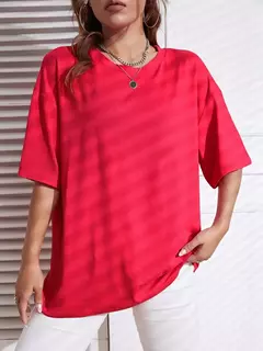 Camiseta de algodão de manga curta feminina, macia, respirável, roupa confortável, básica, que combina, solta, feminina, fitness, monocromática - Wolf Magazine