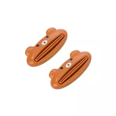 Imagem do Dispensador plástico fácil do dentífrico para o banheiro home, espremedor animal do dentífrico, suporte do rolamento, tubo da pasta do dente, 1 Pc