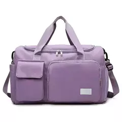 Weekender Overnight Duffle Bags com compartimento de sapato para mulheres, Carry On Travel Bag, Saco de ginástica de grande capacidade