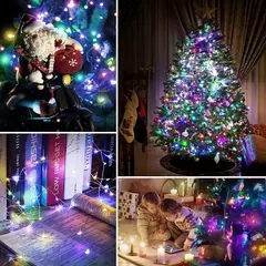 USB LED String Lights com controle remoto, lâmpadas, guirlandas de fadas, lâmpadas, 8 modos, casamento, Natal, feriado, ano novo, 5m, 10m, 20m, 30m - comprar online
