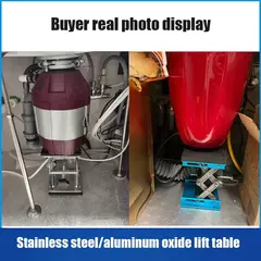 Carpintaria Lift Table Lab, Jack Scissor Stand Platform, Router Workbench, Laboratório Carpintaria Ferramentas, Novo - loja online