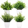Decorações De Plantas Em Vaso De Falso, Prateleiras Artificiais, Casa, Sala, Jardim, Escritório, Casamento, Quarto, Banheiro, Cena Acessórios
