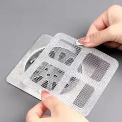 Tampas De Dreno De Chuveiro Descartáveis, Captores De Cabelo Para Chuveiro, Adesivos De Malha De Filtro, Filtro De Pia De Assoalho, Acessórios Do Banheiro - loja online