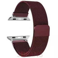 Pulseira Milanese para Apple Watch, Banda Respirável de Metal para iWatch, Homens e Mulheres, 9, 8, 7, 41mm, 45mm, Ultra 2, 49mm, 6543SE, 44mm, 40 milímetros, 42 milímetros - Wolf Magazine
