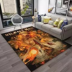 Silent Hill-Tapete antiderrapante para decoração de salas de jogos, tapete de - Wolf Magazine