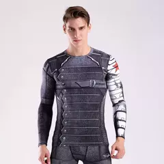 Rashguard super t-camisa masculina de manga longa compressão apertado fitness gym esportes impressão digital correndo agasalho herói jerseys - loja online