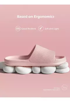 Chinelos antiderrapantes de banheiro para homens e mulheres, confortáveis sandálias ao ar livre, flip-flop de praia, sola macia, eva, leve, nova moda, verão - Wolf Magazine