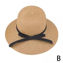 Chapéus do verão para mulheres, chapéu de palha, ocasional, liso, estilo do panamá, praia, forma na internet