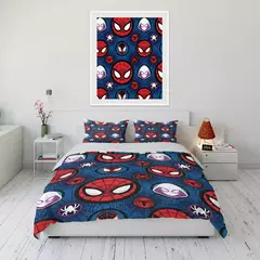 Conjunto de cama impresso Marvel Spider-Man para crianças e adultos, colcha macia, fronha, cama confortável, Twin, cama king, luxo - Wolf Magazine