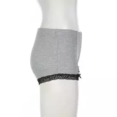BIKPIIK-Mini shorts de malha feminina, cuecas com elástico na cintura, fundo magro, roupa casual, loungewear, tendência do verão na internet