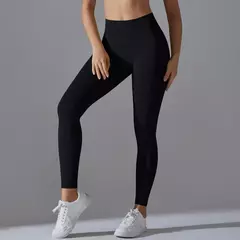 Leggings de cintura alta sem costura para mulheres, calças justas femininas, push up, calça de ioga, ginásio Fitness, cintura V, esportes, 2022 na internet