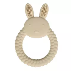 Bebê silicone dentição anel, coelho dos desenhos animados, roedor, comestível, acessórios diy, brinquedos molares, chocalho, 1pc - Wolf Magazine