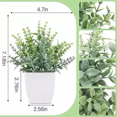 Simulação bonsai para decoração de casa, plantas artificiais, plantas falsificadas, para o jardim, quarto, sala, banheiro, 1 quarto