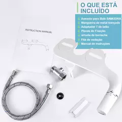 SAMODRA-Pulverizador não elétrico do bidé do bocal duplo, assento do toalete, acessórios do banheiro, chuveiro higiênico, mão direita e esquerda na internet