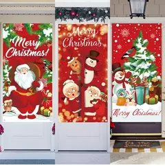 Decoração de Natal Bandeira Bandeira Pendurada Porta, Enfeites, Presentes de Natal, Decoração de Ano Novo, 2025, 2025 - comprar online