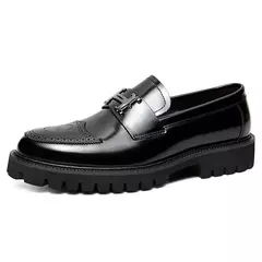 Sapatos de barco mocassins de couro masculino, mocassins casuais com vestido, marca de luxo na internet