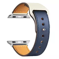 Pulseira de couro para Apple Watch Band, Sport Loop Bracelet, Ultra 2, 49mm, 44mm, 40mm, 38mm, 42mm, iWatch Series 9, 8, 7, 3, 4, 5, 6, SE, 41 milímetros, 45 milímetros