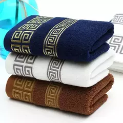 Toalhas de Banho de Alta Qualidade, 100% Algodão, Altamente Absorvente, Macio, Sentir, Banheira, Chuveiro, Hotel, Presente, 34x74cm, 3Pcs por Conjunto - Wolf Magazine