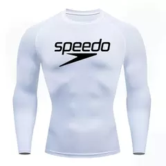 Camiseta apertada de manga curta para homens, Rash Guard, Tee Mergulho, Swimwear