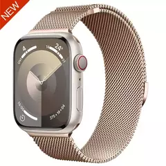 Pulseira Magnética Milanese Loop Strap para Apple Watch, Bracelet Belt, Band 9, 8, 7, 45mm, 41mm, Ultra 2, 49mm, iWatch 6, 5, 4, 3, SE, 44 milímetros, 40 milímetros na internet
