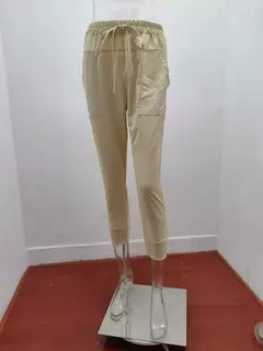 Calça monocromática slim fit para mulher, com renda simples, cintura alta, slim fit, casual, novo estilo, transfronteiriço, verão - Wolf Magazine