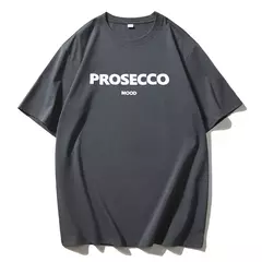 Camiseta impressa com gráfico Hirsionsan-letra para mulheres, roupas femininas extragrandes, tops elegantes com gola O, algodão, Lady, Y2k, verão - loja online