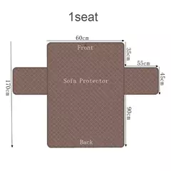 Impermeável acolchoado sofá capa, Anti-Wear Couch capa para cão Pet e crianças, poltrona reclinável, móveis Slipcovers, 1 Seater, 2 Seater, 3 Seater na internet