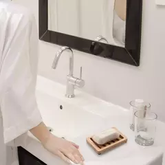 Caixa De Sabão De Dreno De Bambu Natural, bandeja De Bambu, pratos De Madeira, suporte De Sabão De Banho, Recipiente De Banheiro, Ferramentas De Banheiro, Evita O Oídio
