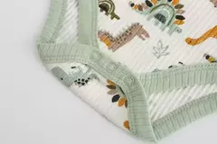 Macacão de algodão estampado para recém-nascidos, macacão manga curta, roupas de bebê menino e menina, 0-12m, 4 peças, verão - comprar online