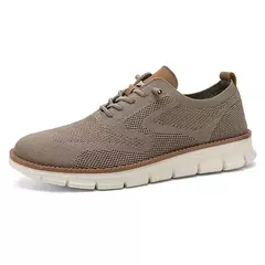 YRZL-Calçado desportivo casual masculino, antiderrapante, resistente ao desgaste, amortecimento respirável, design de bloqueio de cores, sapatos versáteis - comprar online