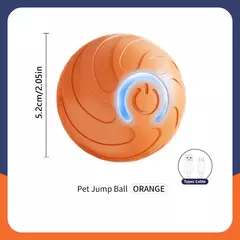 Bola de brinquedo inteligente para cachorro, brinquedo interativo eletrônico para animais de estimação, bola móvel, usb, movimento automático, saltando para filhote de cachorro, presente de aniversário, produtos para gatos - comprar online